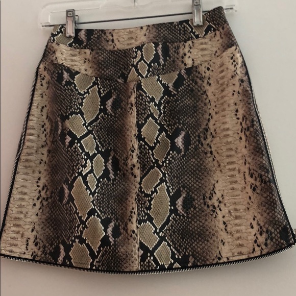 Iam GIA snake print mini skirt XS - Picture 4 of 5